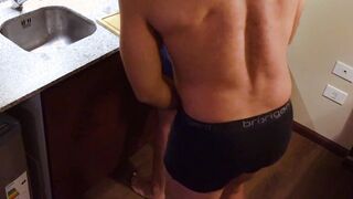 Long Butt Hispanic Stepmom Get Banged! On The Kitchen