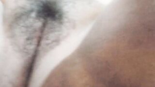 stepsister striptease me and masturbates with a 21 cm sex toy and sends me the clip on
