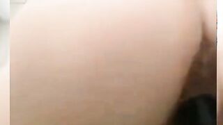 Mirelladelicia sexual bitch showing off and having fun tasty with ebony 20X3 sex toy inside luscious cunt