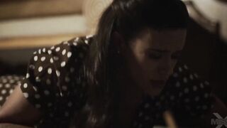 Freaky huge breasts stepmom seduced stepson very badly
