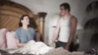 Freaky huge breasts stepmom seduced stepson very badly