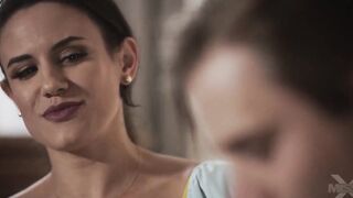 Freaky huge breasts stepmom seduced stepson very badly