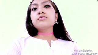 Hot dark haired Celeb nailed by huge dick inside studio