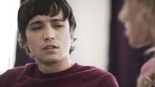 Teenage Young cunt with mouth banged rough by brother