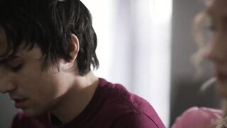 Teenage Young cunt with mouth banged rough by brother