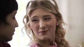 Teenage Young cunt with mouth banged rough by brother
