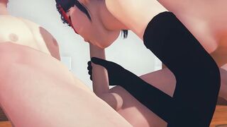 Lady Bug Anime - Ladybug fellatio and 3some with Marie - Japanese chinese Manga Hentai Game Porn