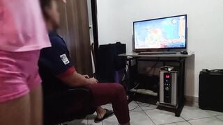 If my stepcousin wants to play on my PC, she has to do it sitting on my legs - my perverted StepCousin cheated on me