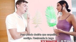 ExposedLatinas - Hispanic barely legal does everything to got a commission - Fernanda Love
