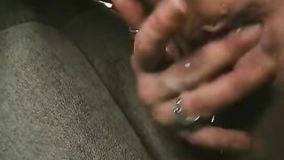Hot ginger getting her vagina and butt waxed and cumshot after ORAL SEX
