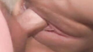 beauty stud fucks and creams adorable penis sucking off dark haired teens then cream her