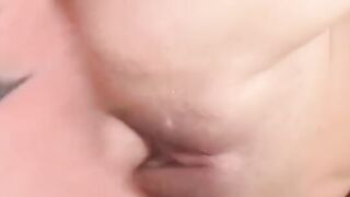 beauty stud fucks and creams adorable penis sucking off dark haired teens then cream her