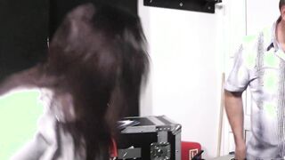 Dark Hair BBW offer blowjob and ride for job