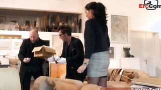 German long titties older business cougar into 3some mmf