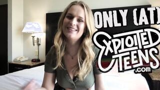 Nervous 19 yr older amateur stars into her first teenagers porn movie