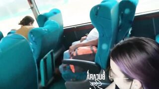 Fucking into a copetran bus with a stranger who paid my ticket
