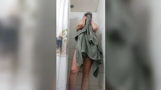 Milf shower inside restroom
