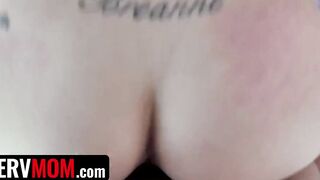 PervMom - Lusty Stepson Sucks Long Sticky Load Deep Inside His Buxom Stepmom Brianna Rose's Milf