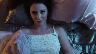 Lusty step-daughter Charly Summer is desperate for her stepdad Seth Gamble's attention and goes to the point where she fucks him during the huge game!