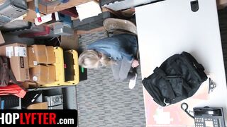 Shoplyfter - Thin Blonde hot Emma Hix Give Her Cunt To Security Officer To Got Out