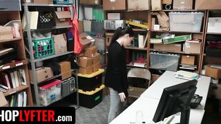 Shoplyfter - Mischievous Bobbi Dylan Tries To Steal From The Wrong Store And Gets Detained And