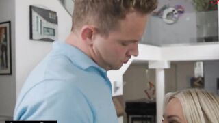 Long titted freaky MILF boned rough by her daughter's BF