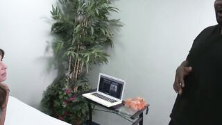 Natural titted Victoria Lawson gets nailed inside the office