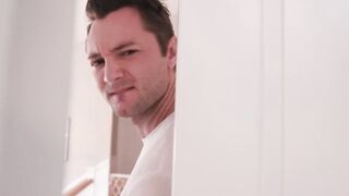 FuckmilyStrokes.com - But when she walks inside on her stepbrother jerking while fantasizing about fucking her, she suddenly gets curious.