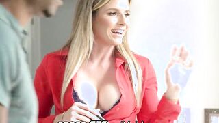 MOM4K Big Titted Blonde milf Seduces Son's bbcs Friend Helping Her Move