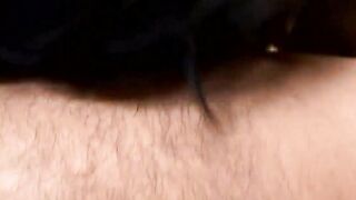 My friend looks at me differently, I stretched my legs and put my tongue into my vagina