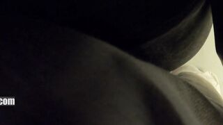 Unknown Man Stuck my Stepsister on the Train Wall and Grinding his Cock on her Booty over Clothes