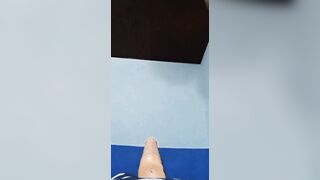 Long vibrator 30X5, shoving it into my vagina, sittin' Bombshell, Mirelladelicia sexual little bitch
