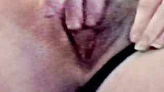 Soak Bald Twat Panty Tease American Mom Spreading Pink Porn