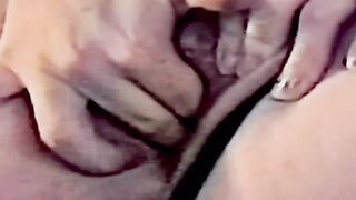 Soak Bald Twat Panty Tease American Mom Spreading Pink Porn