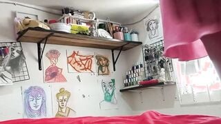my wifey makes me film call on cam