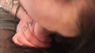 Tatted Punk Bae Let’s me Banged! Her Throat