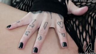 Wide Dick Alex Legend Wrecks Lily Lane's Vagina inside Hot Body Fishnets!