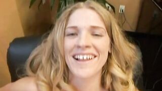 Super Sexy Lynna plays with rough dick and loving jizzed
