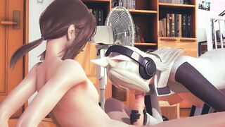 Animated 3D Uncensored- Omura Hand Job and Fellatio - Japanese eastern Manga Hentai Video Game Porn
