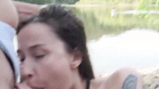 Bitch on the beach : Stranger chick blown me into outdoors