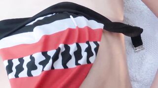 Bitch on the beach : Stranger chick blown me into outdoors