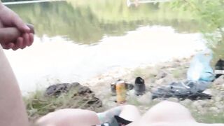 Bitch on the beach : Stranger chick blown me into outdoors
