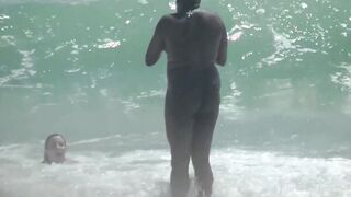 Caribbean Naked Beach Vacation Part one and two - Exhibitionist Wifey Helena Price VOYEUR point of view!!!