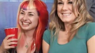 Amateur real babes fucking inside group fun