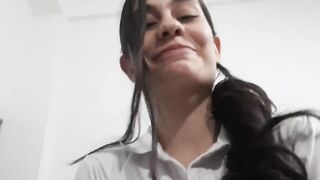 Student Fucks her stepdad when they are home alone