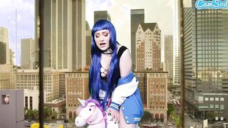 Camsoda - Lizzie Love Cosplay As Hinata Hyuga - Naruto - Masturbates On Sybian