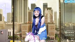 Camsoda - Lizzie Love Cosplay As Hinata Hyuga - Naruto - Masturbates On Sybian