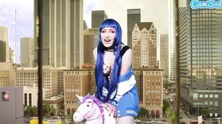 Camsoda - Lizzie Love Cosplay As Hinata Hyuga - Naruto - Masturbates On Sybian