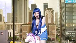 Camsoda - Lizzie Love Cosplay As Hinata Hyuga - Naruto - Masturbates On Sybian