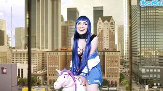Camsoda - Lizzie Love Cosplay As Hinata Hyuga - Naruto - Masturbates On Sybian